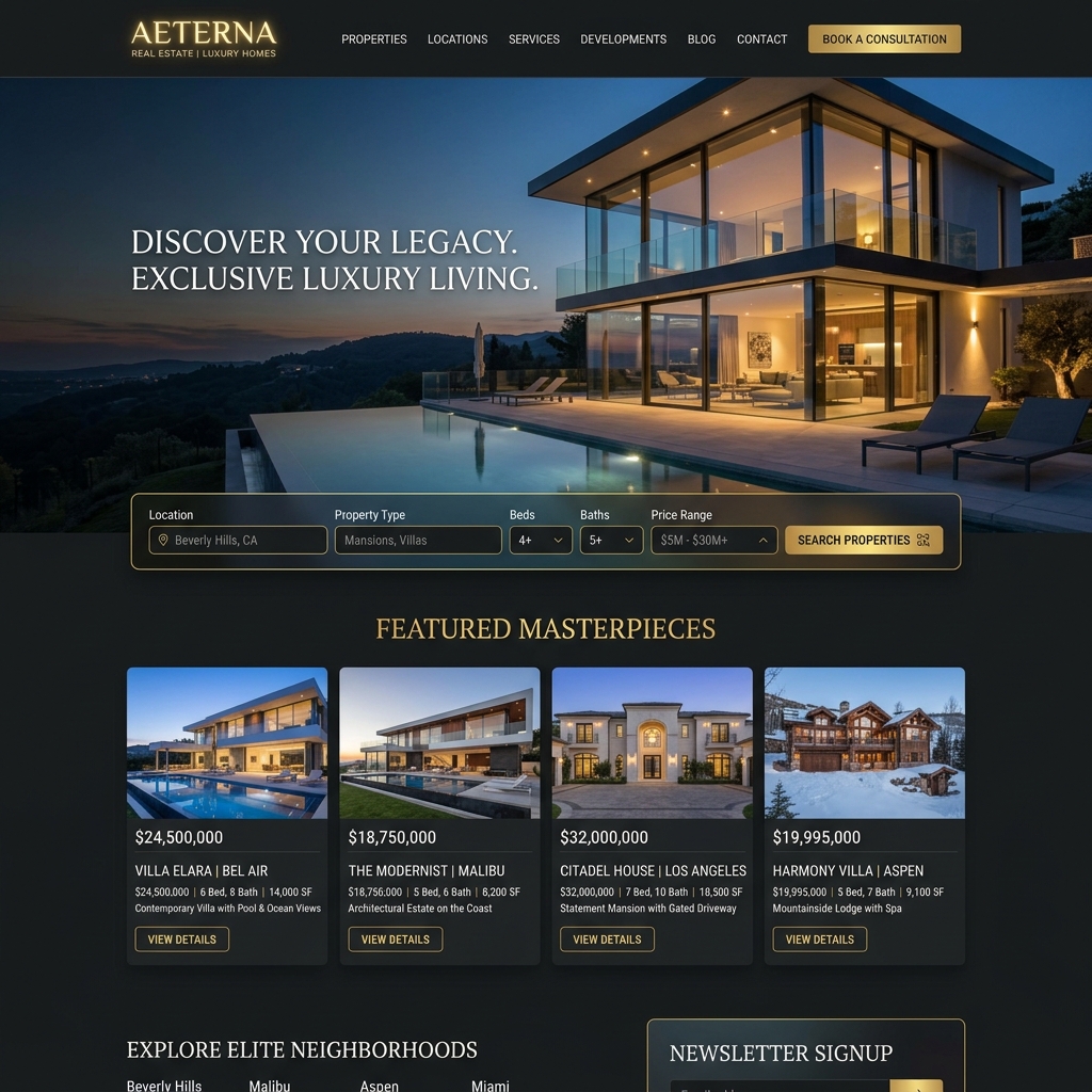 Real Estate Website
