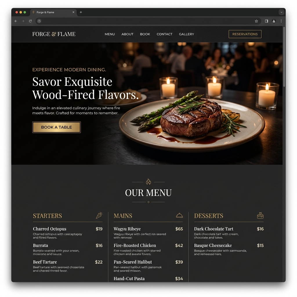 Restaurant Website